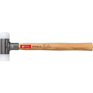 Dead blow mallets with plastic heads and wooden handle PB 300